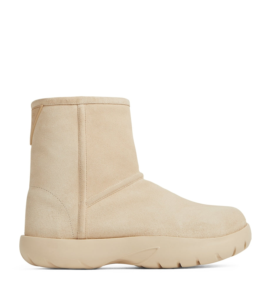 Neutral Suede Ankle Boots