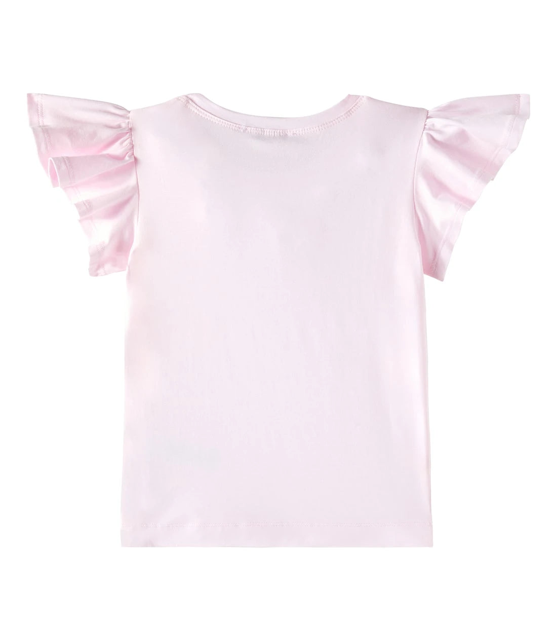 Monnalisa - Embellished cotton-blend jersey T-shirt