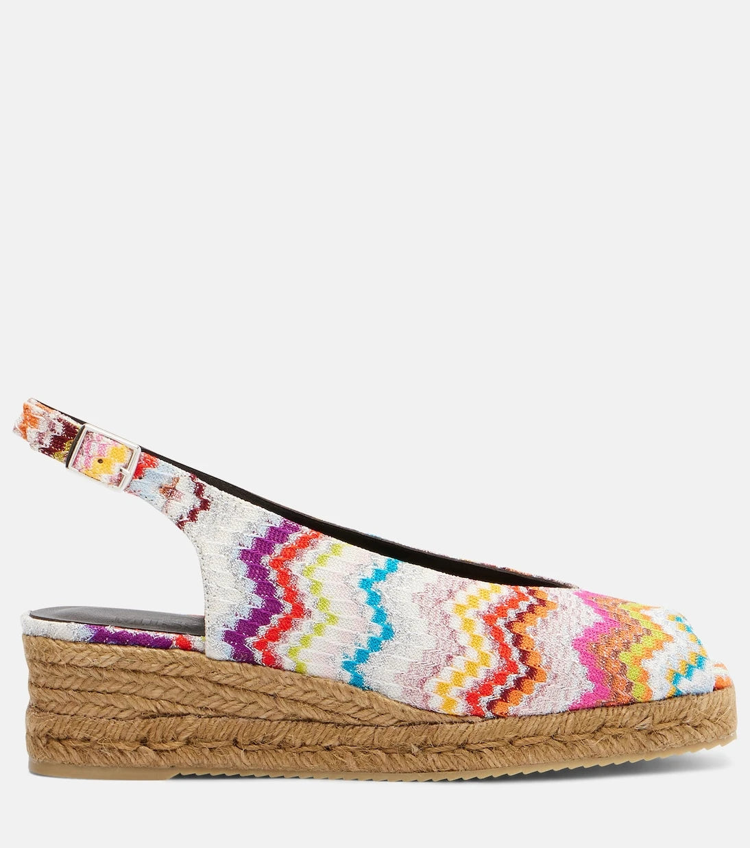 ميسوني - Joy 30 Zigzag lamé espadrille wedges