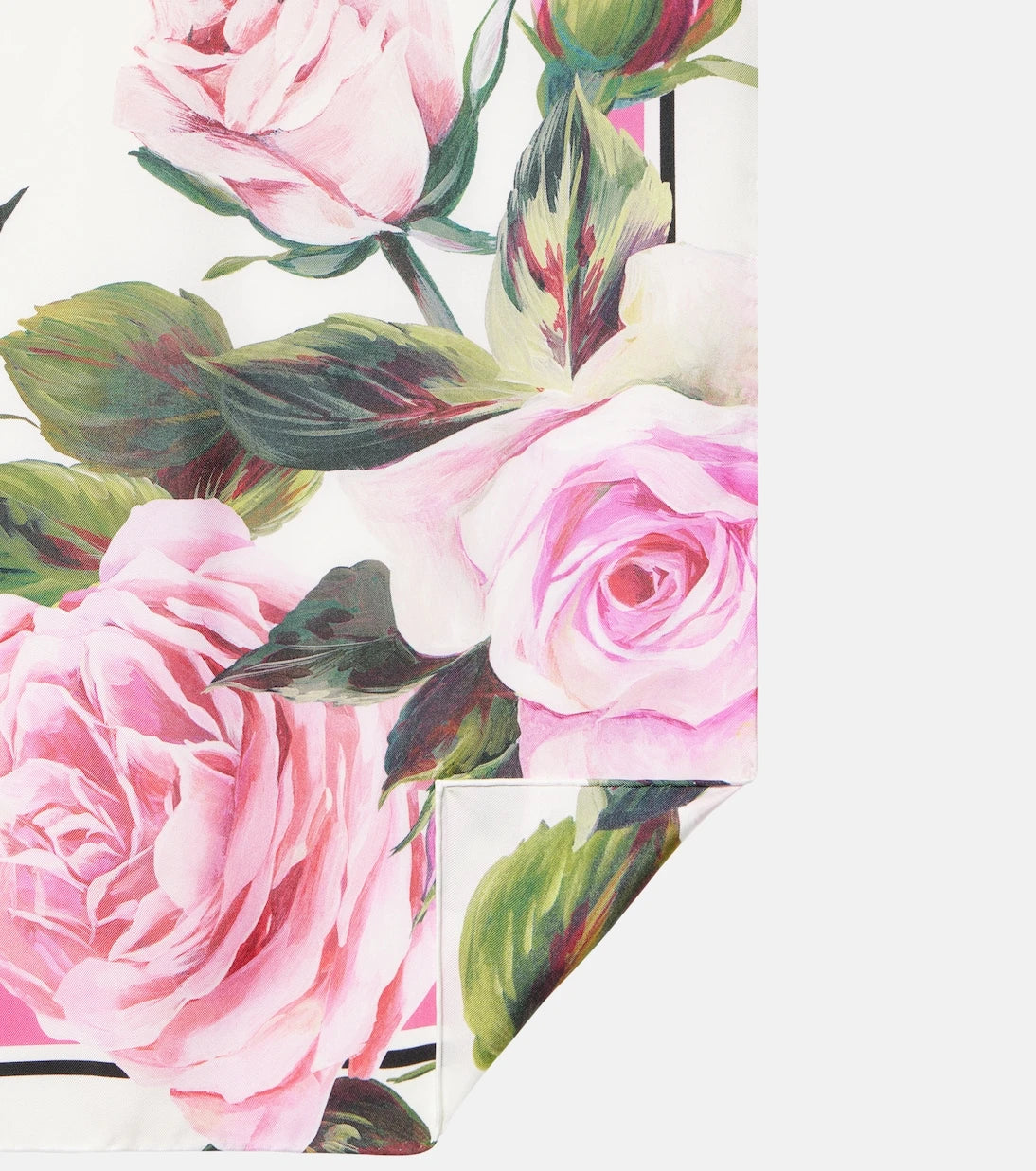 Dolce&Gabbana - Floral silk scarf
