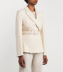 Cashmere Belted Double-Breasted Blazer