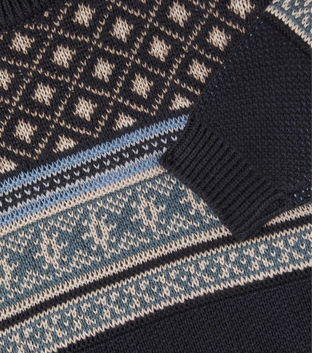 Wheat - Baby Julius jacquard cotton sweater