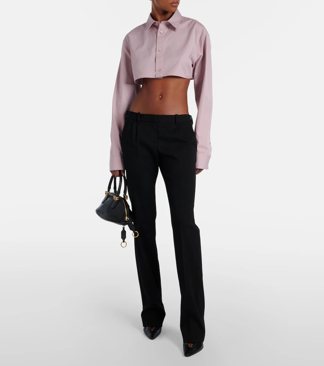 Balenciaga - Cropped cotton shirt