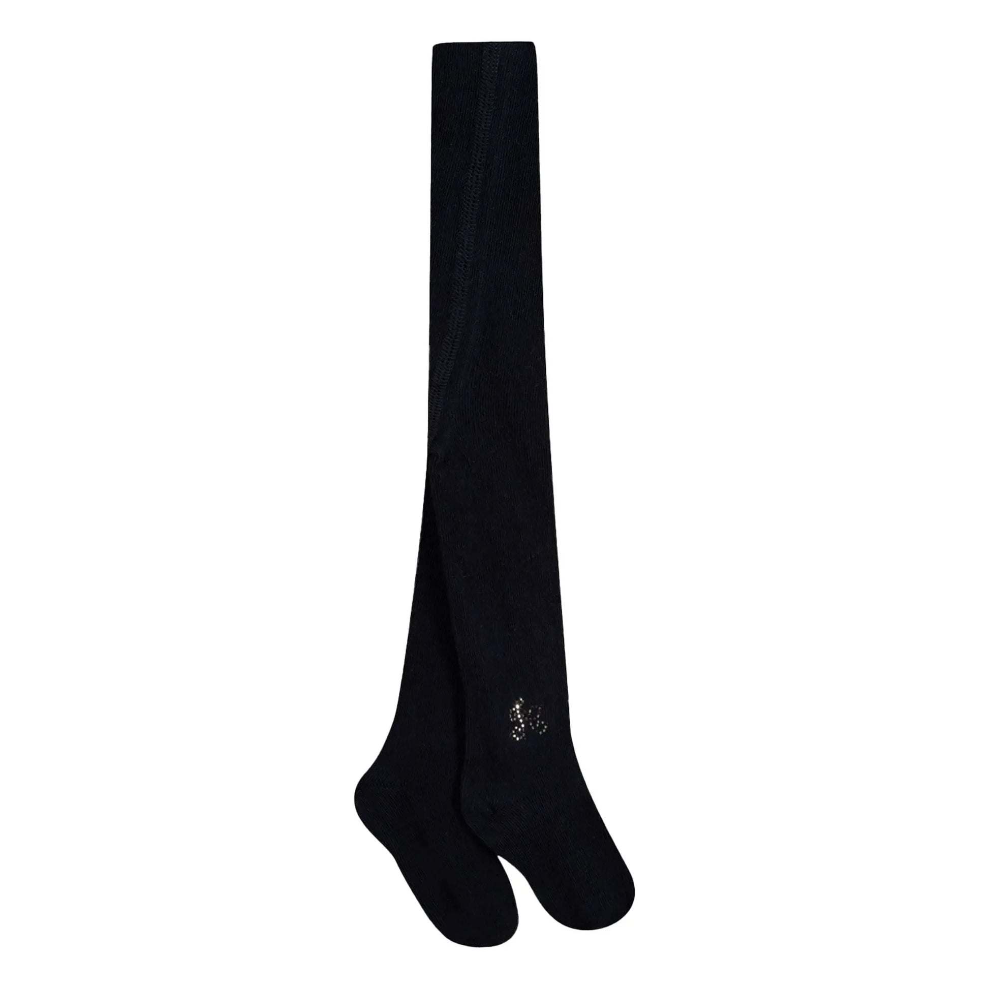 Tartine et Chocolat - Embroidered tights | Navy blue