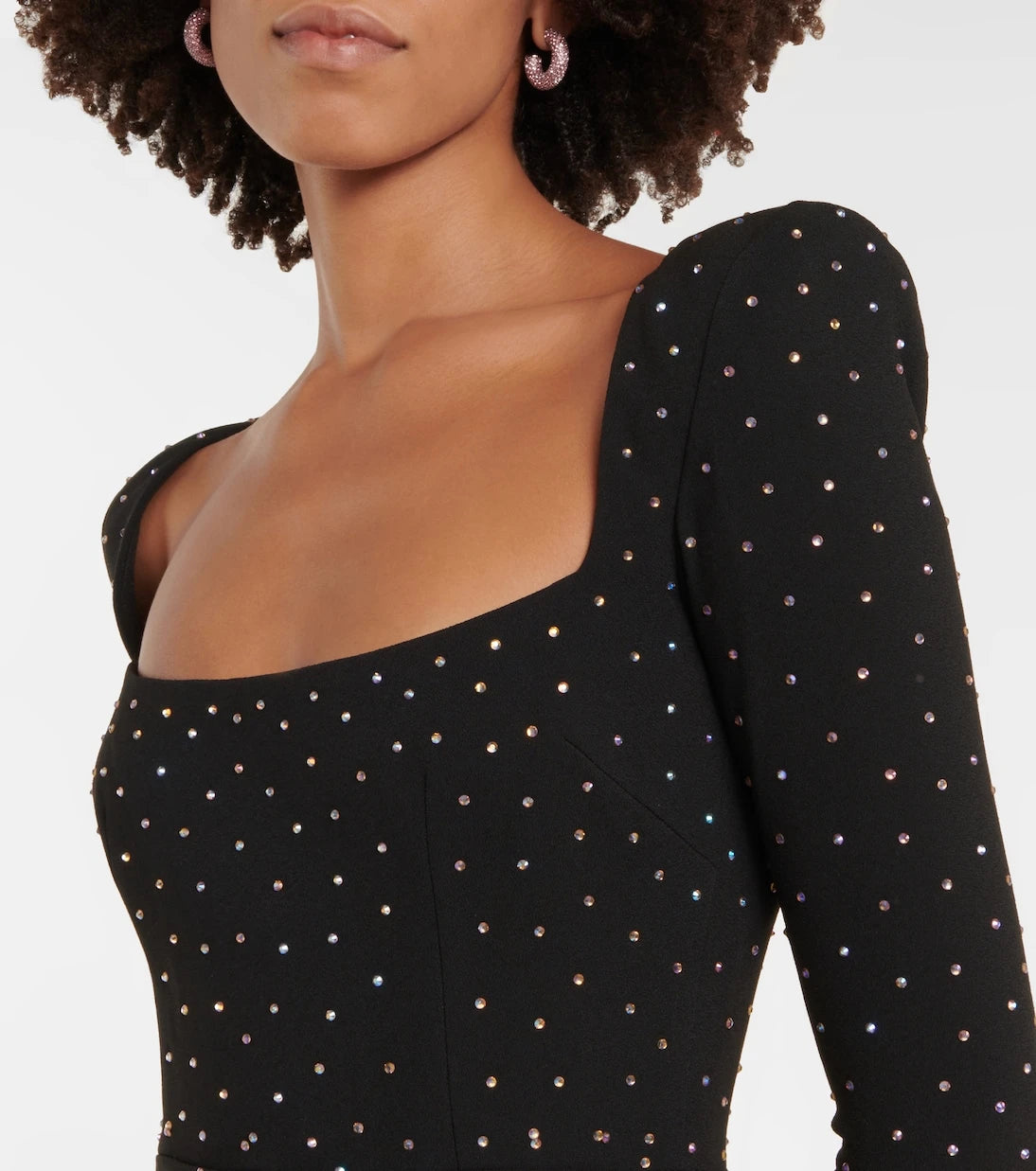Alex Perry - Tiernan embellished crêpe midi dress