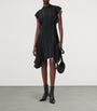 AllSaints Black Asymmetric Fleur Dress