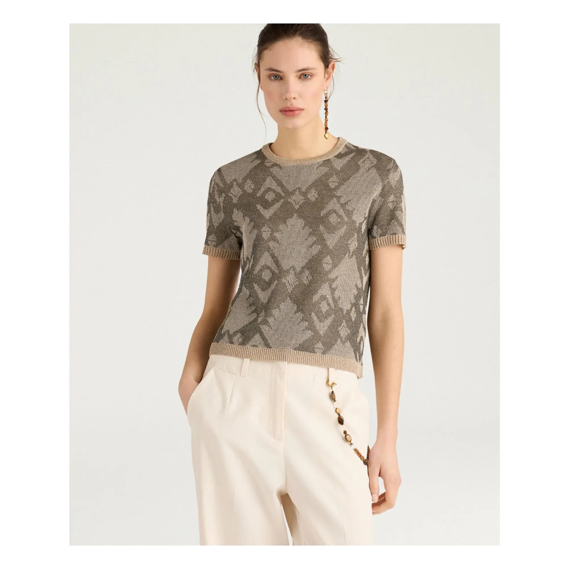 Momoni - Top Bruma | Khaki