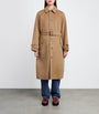 Polo Ralph Lauren Brown Camel Hair Single-Breasted Trench Coat