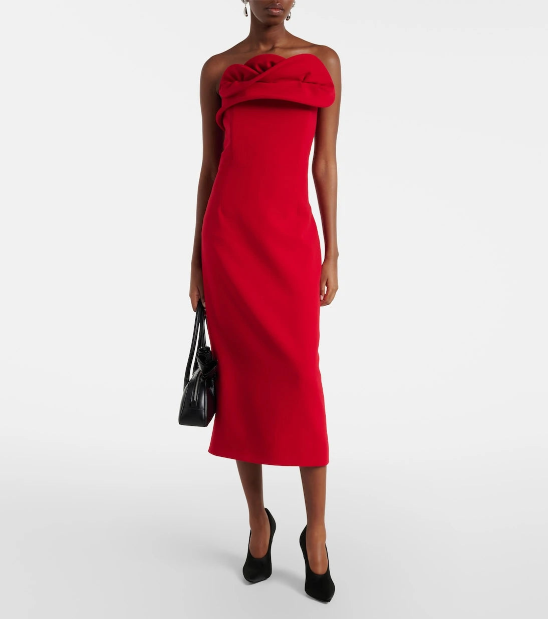 Magda Butrym - Wool-blend bustier dress