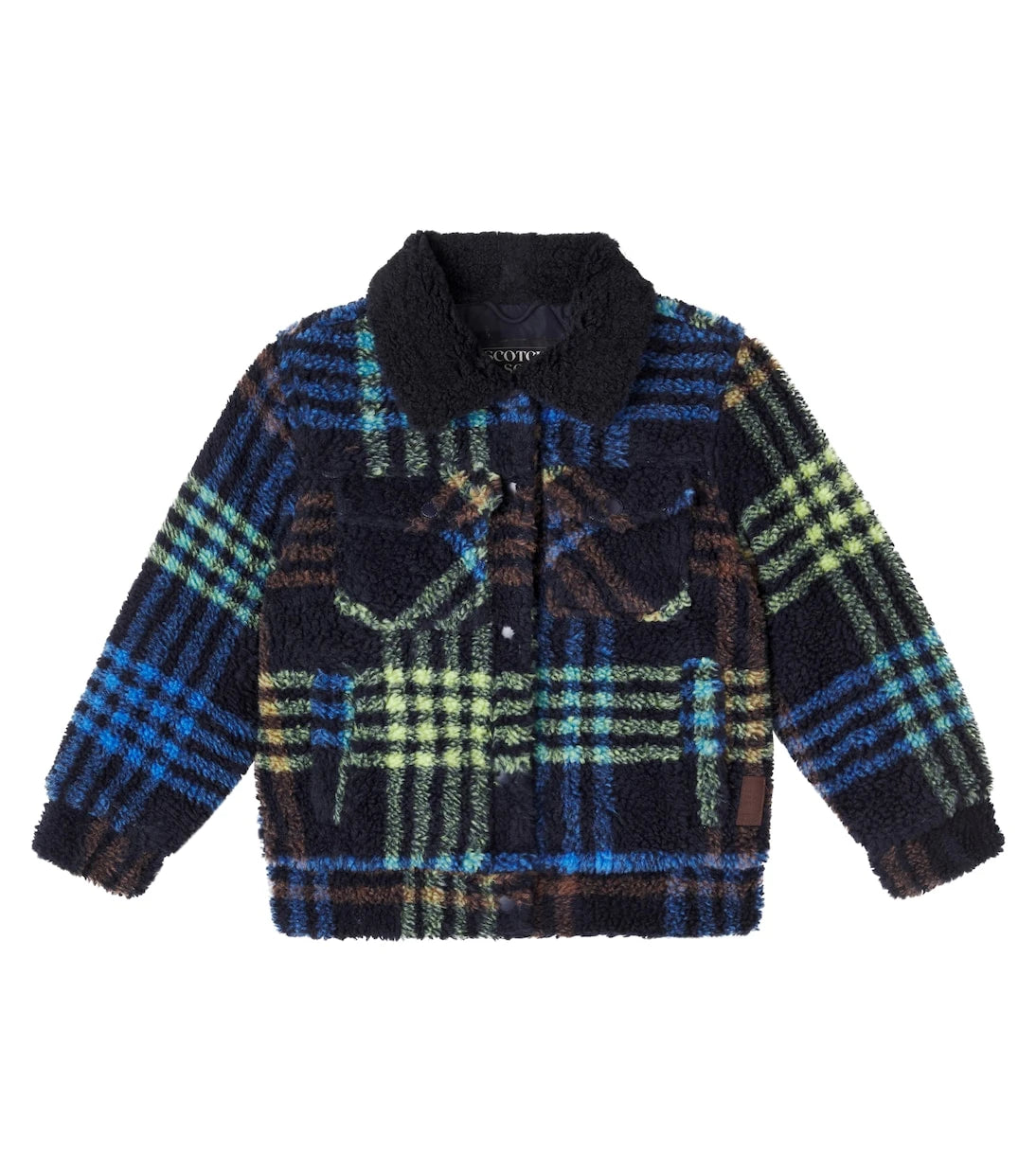 Scotch & Soda Kids - جاكيت صوف تيدي بنقشة الكاروهات