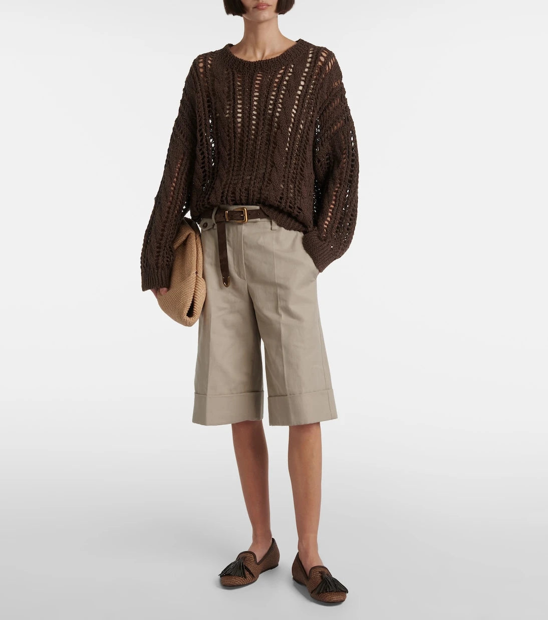 Brunello Cucinelli - Monili woven loafers