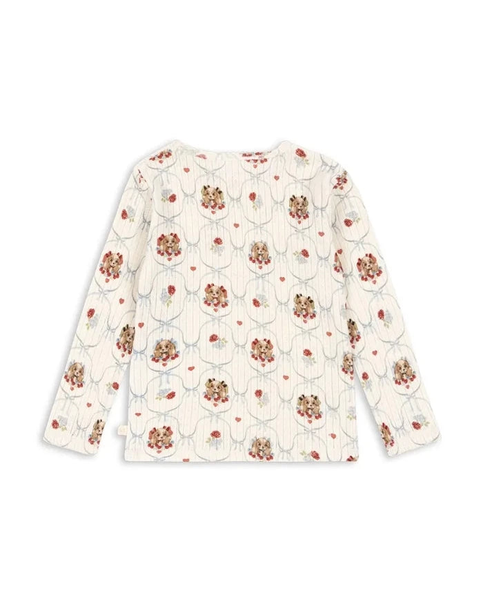 Konges Sløjd MINNIE BLOUSE GOTS Uzun Kollu Çocuk Bluz