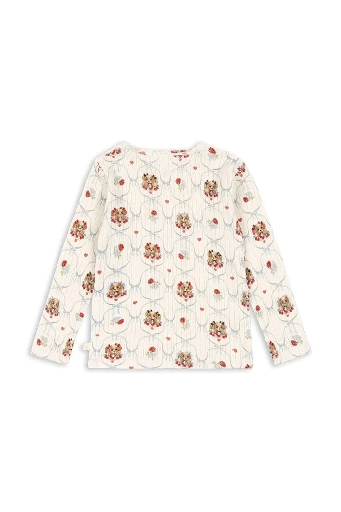 Konges Sløjd MINNIE BLOUSE GOTS Uzun Kollu Çocuk Bluz