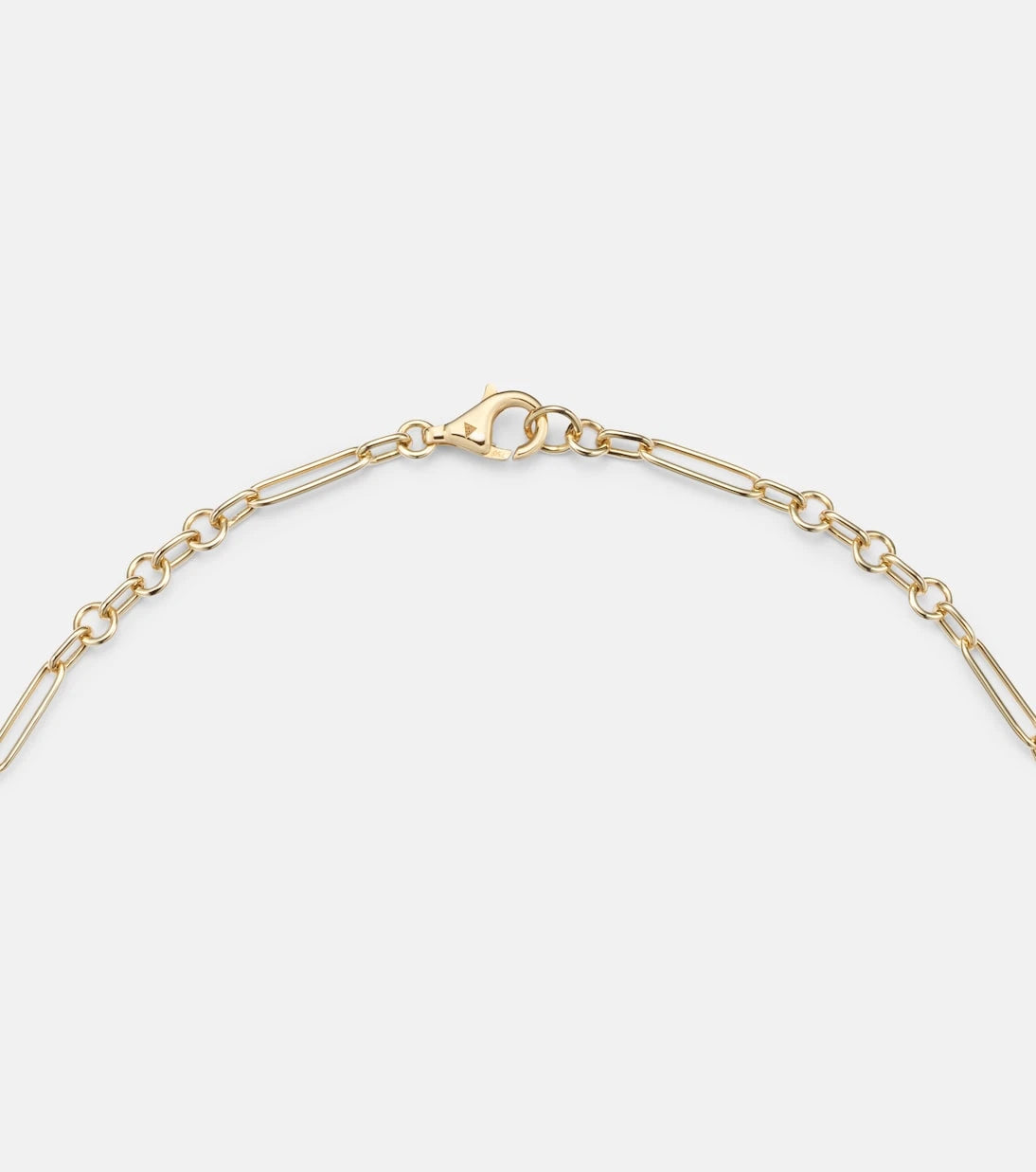FoundRae - 18kt gold necklace with emerald and diamonds
