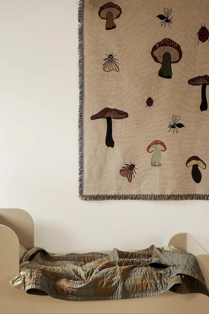 ferm LIVING Forest Tapestry Pamuklu Battaniye 120 x 170 cm