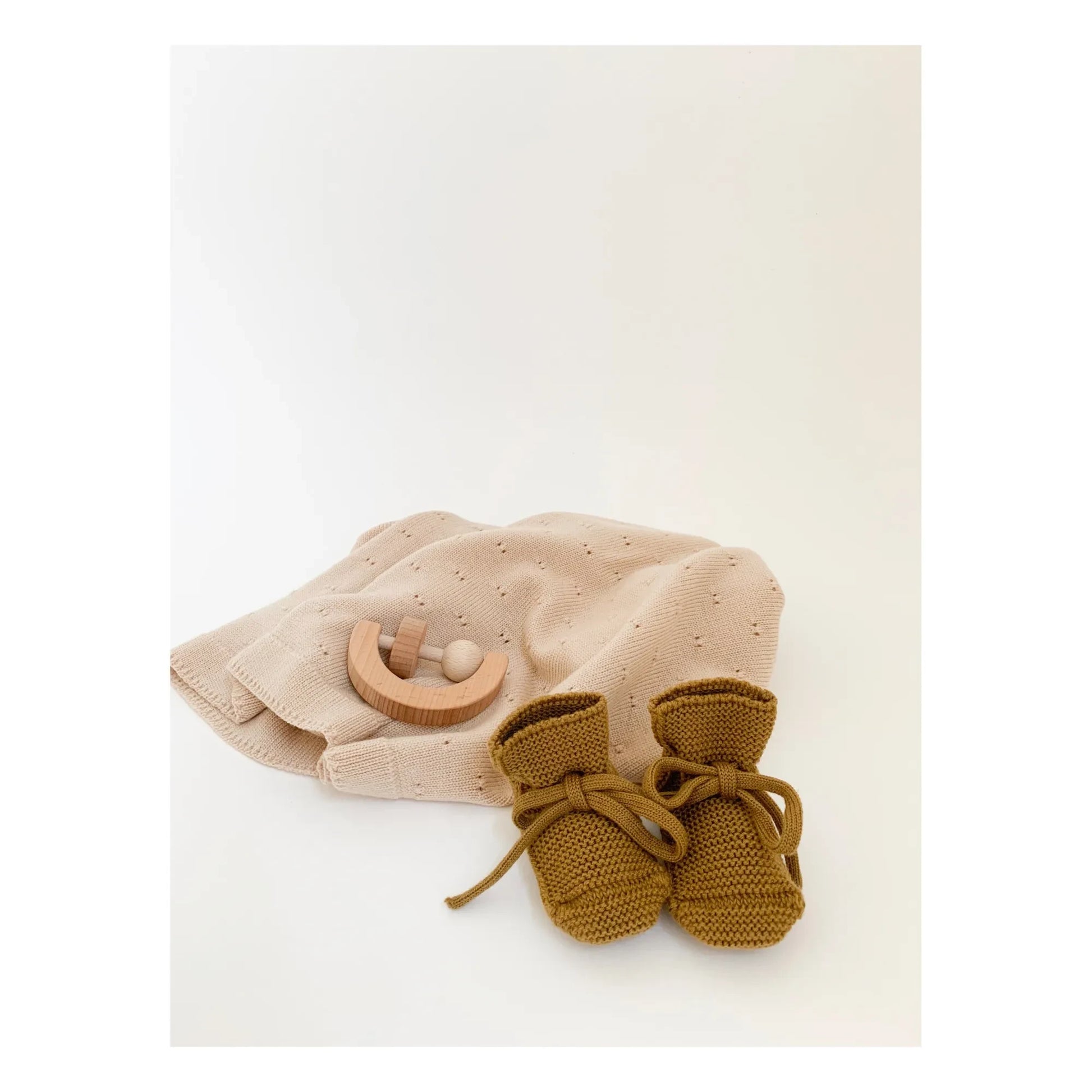 Hvid - Bibi Merino Wool Blanket | Oat