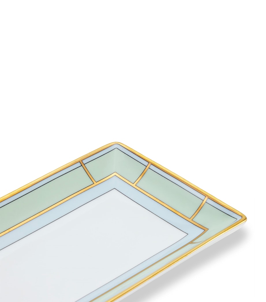 GINORI 1735 Porcelain Colonna Diva Rectangular Change Tray (28cm)