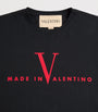 Valentino Garavani Cotton Made in Valentino Logo T-Shirt