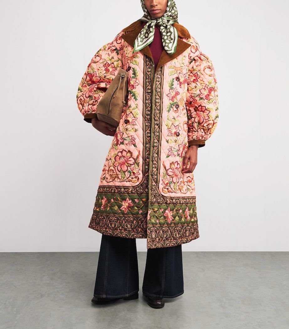 Multi x FARM Rio Quilted Cami Coat