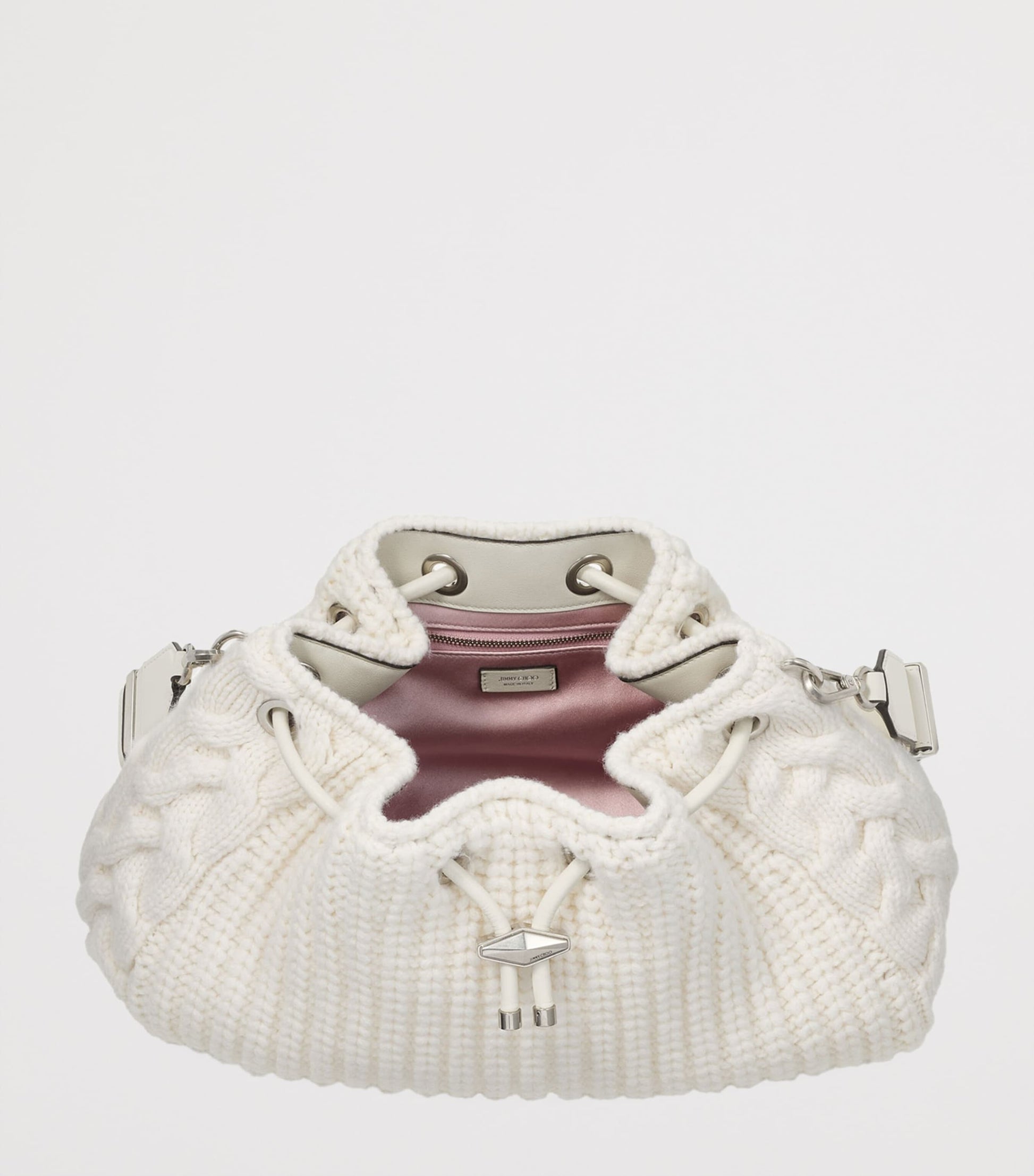 Bon Bon Cinch Wool Top-Handle Bag