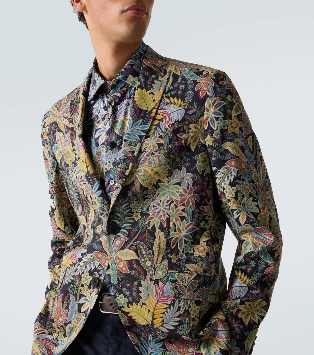 Etro - Roma printed wool-blend blazer