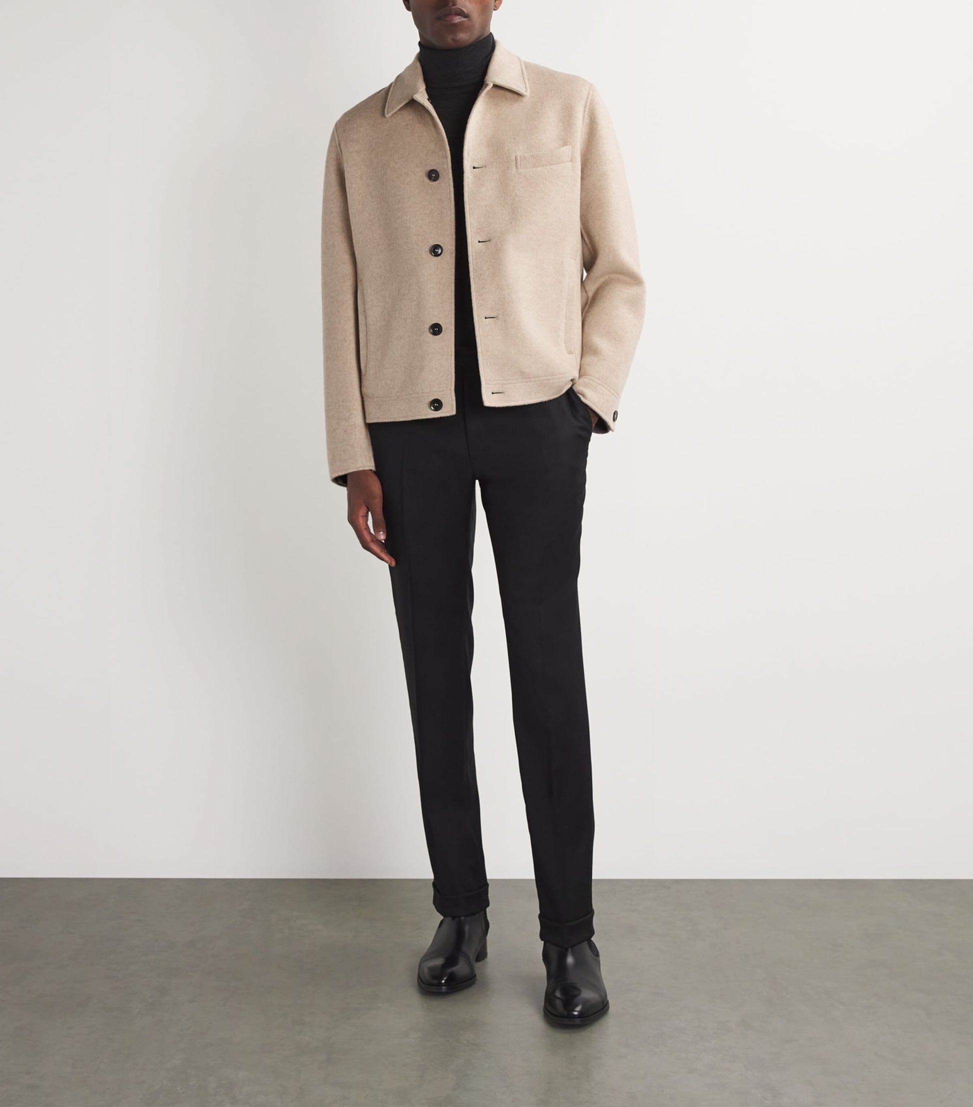 Brioni Nude Cashmere Work Jacket