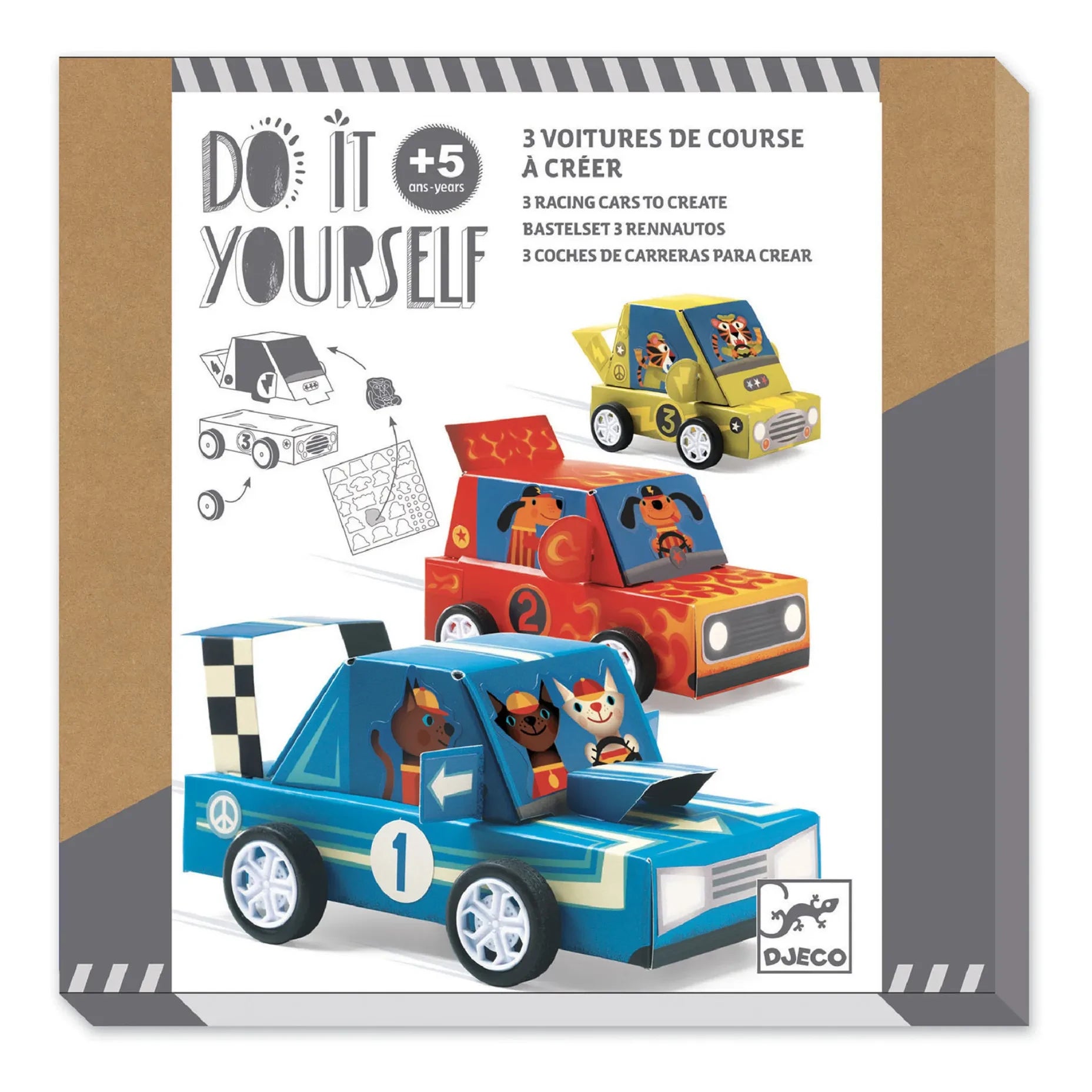 Djeco - DIY - Racecars