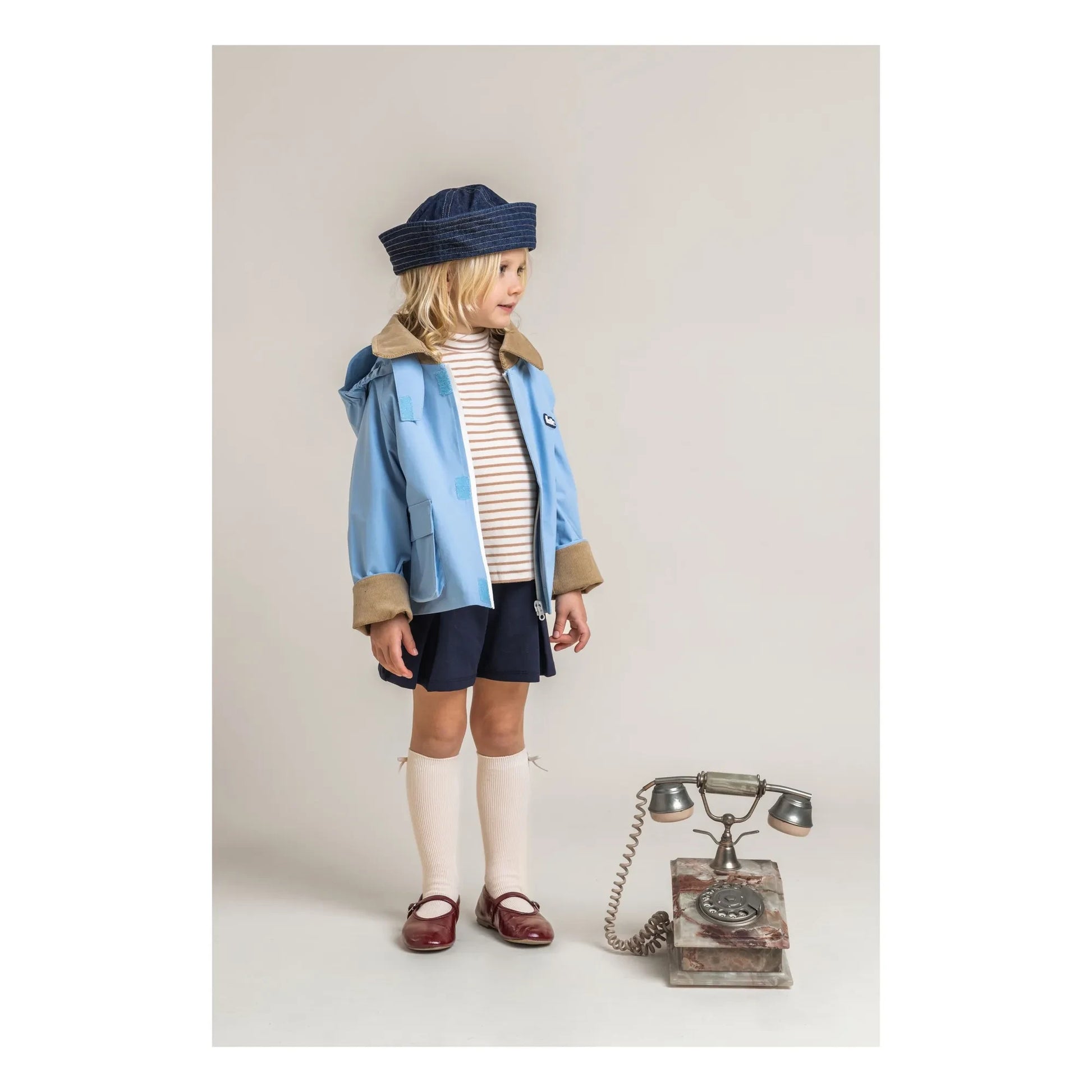 Flotte - Archivito Recycled Fiber Waterproof Jacket | Light blue