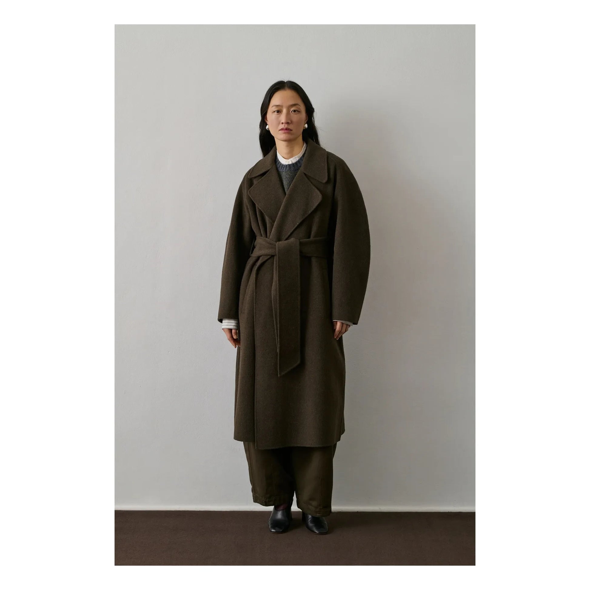 Soeur - Harvard Coat Wool | Khaki brown