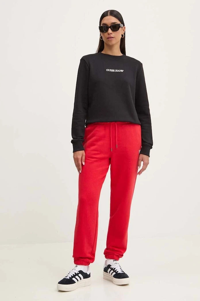 Guess Jeans kadın pamuklu sweatshirt