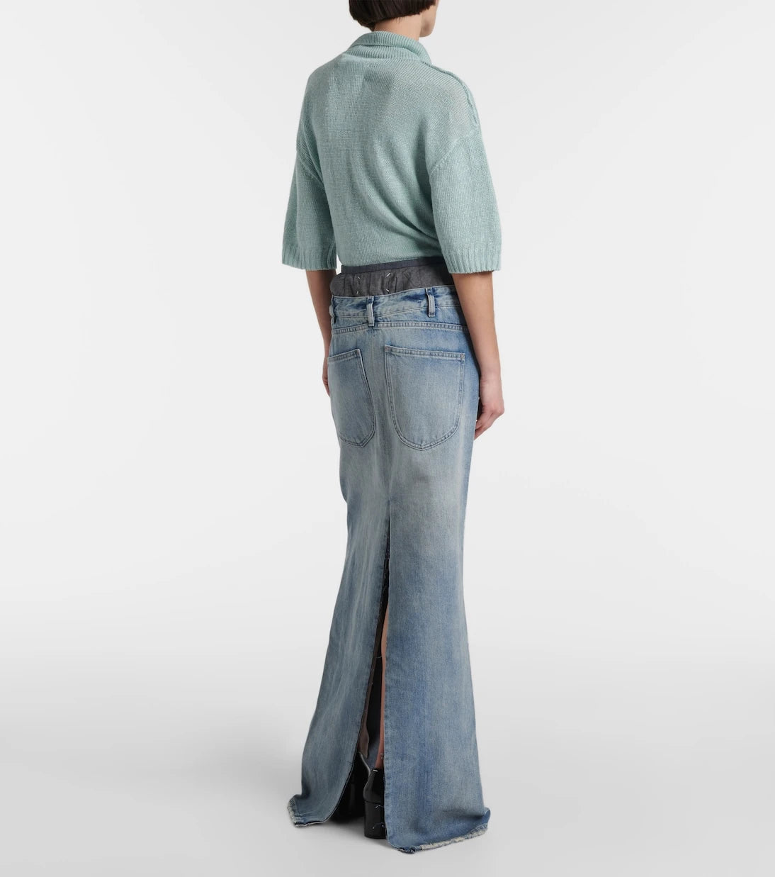 Maison Margiela - Four Stitches denim maxi skirt
