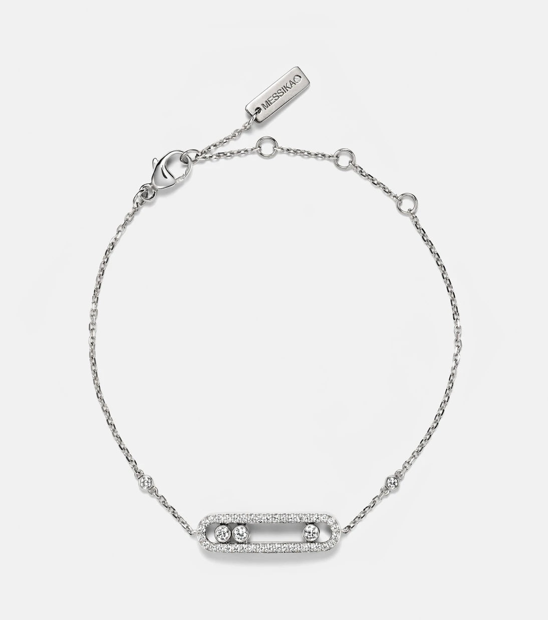 Messika - Baby Move 18kt white gold bracelet with diamonds