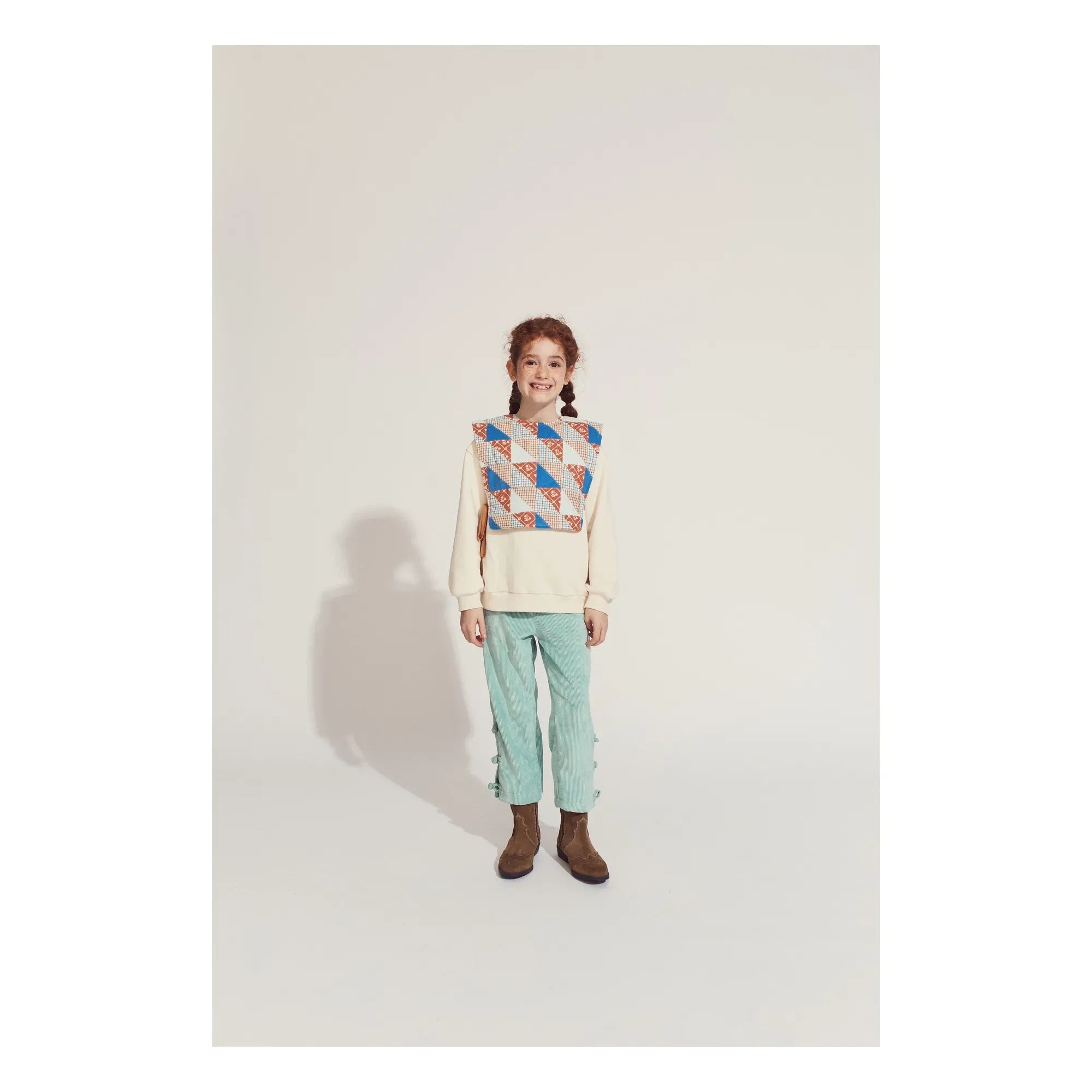 Gingersnaps - Arielle Ruffle Pants | Green water