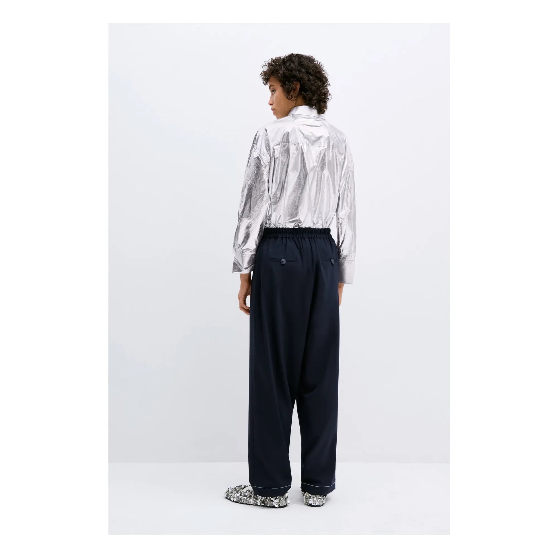 Cordera - Tailoring pants | Navy blue