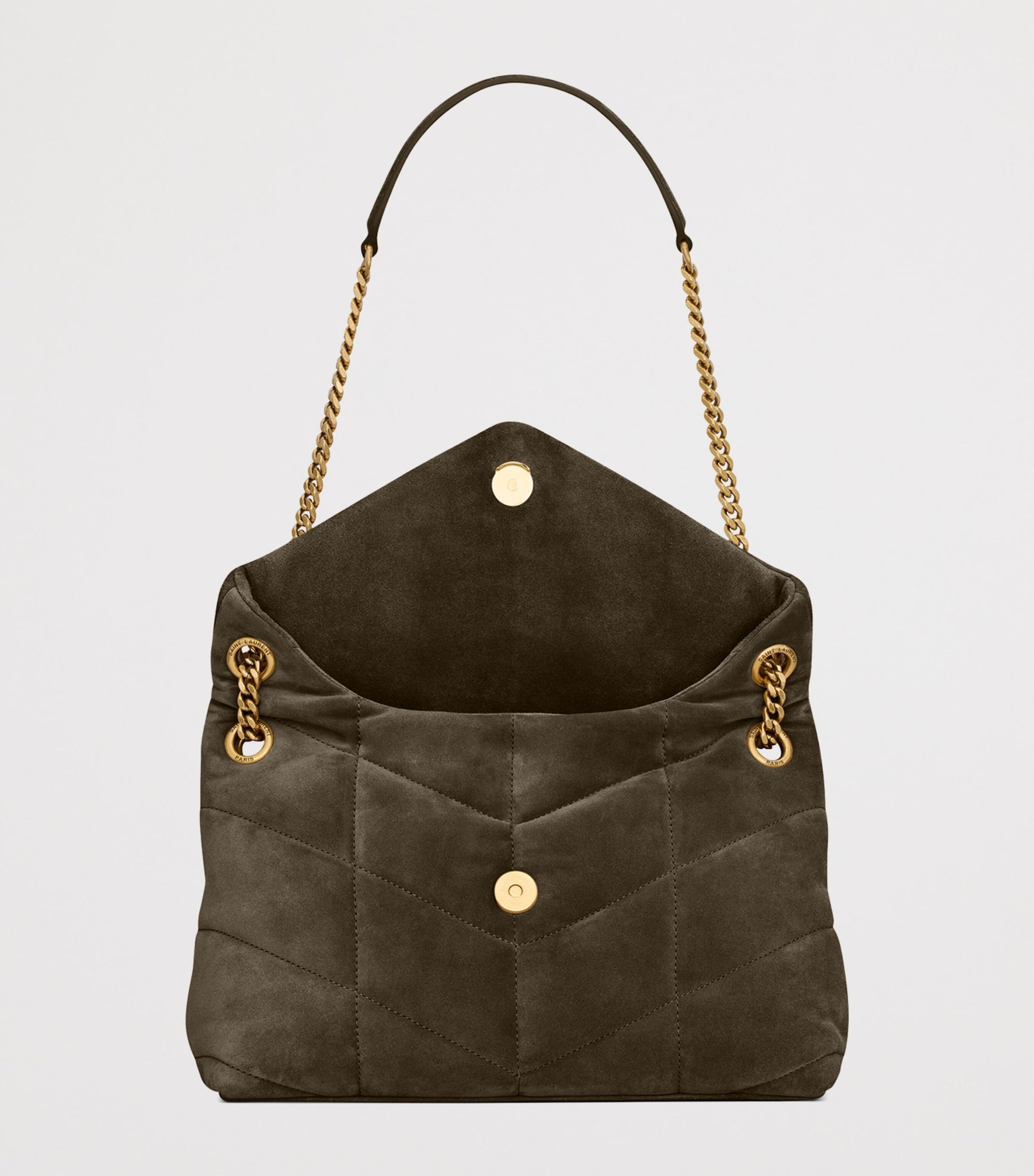 Green Small Puffer Shoulder Bag