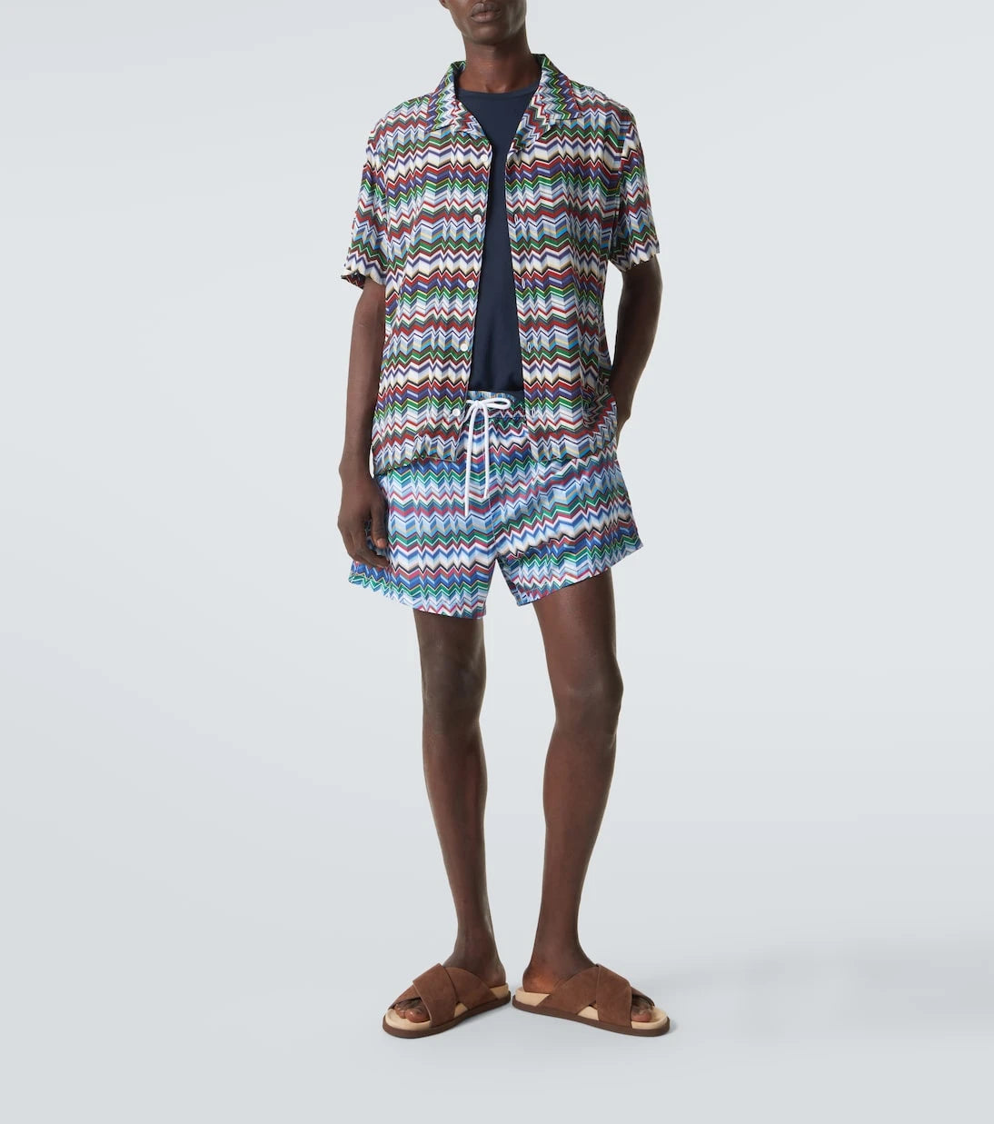 Missoni - Zigzag bowling shirt