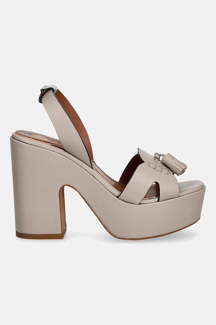 Pollini сандали с дебел ток