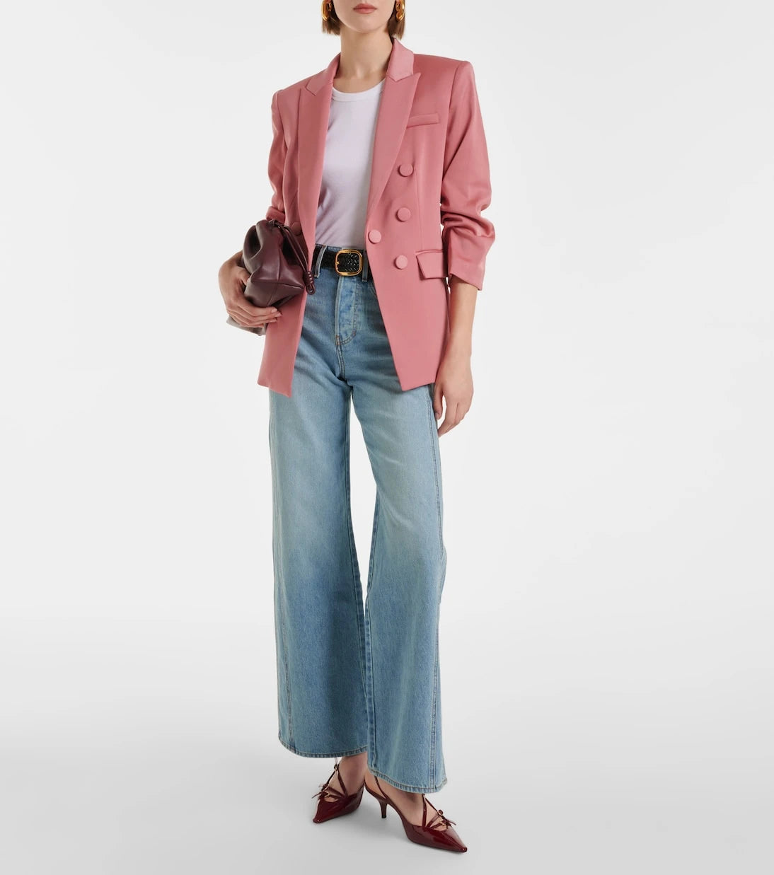 Veronica Beard - Taylor high-rise wide-leg jeans
