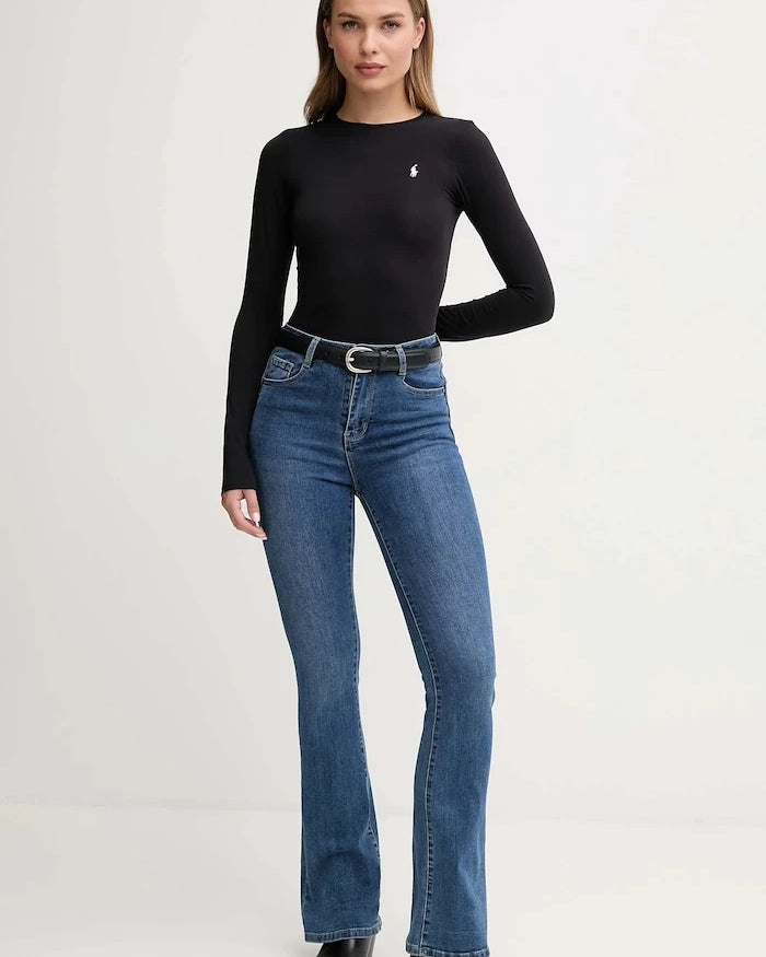 Polo Ralph Lauren Kadın Pamuk Elastan Body