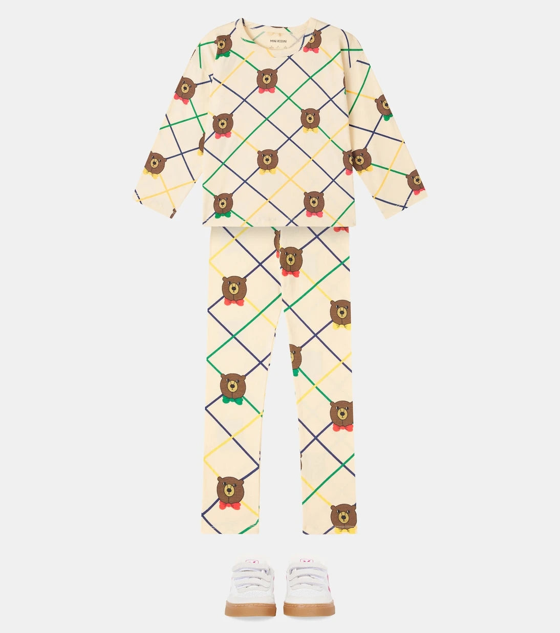 Mini Rodini - Printed cotton-blend jersey leggings