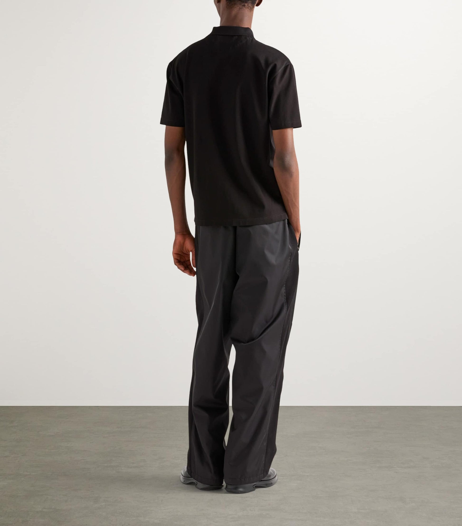 Re-Nylon Logo Polo Shirt