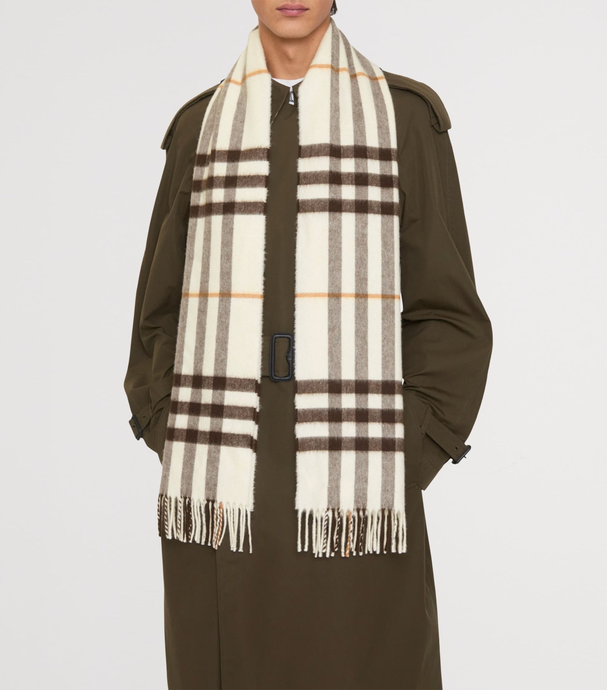 Burberry Cashmere Check Scarf