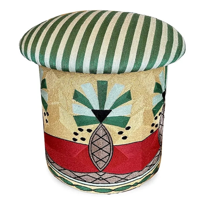 Пуф Doing Goods Paloma Palm Embroidere