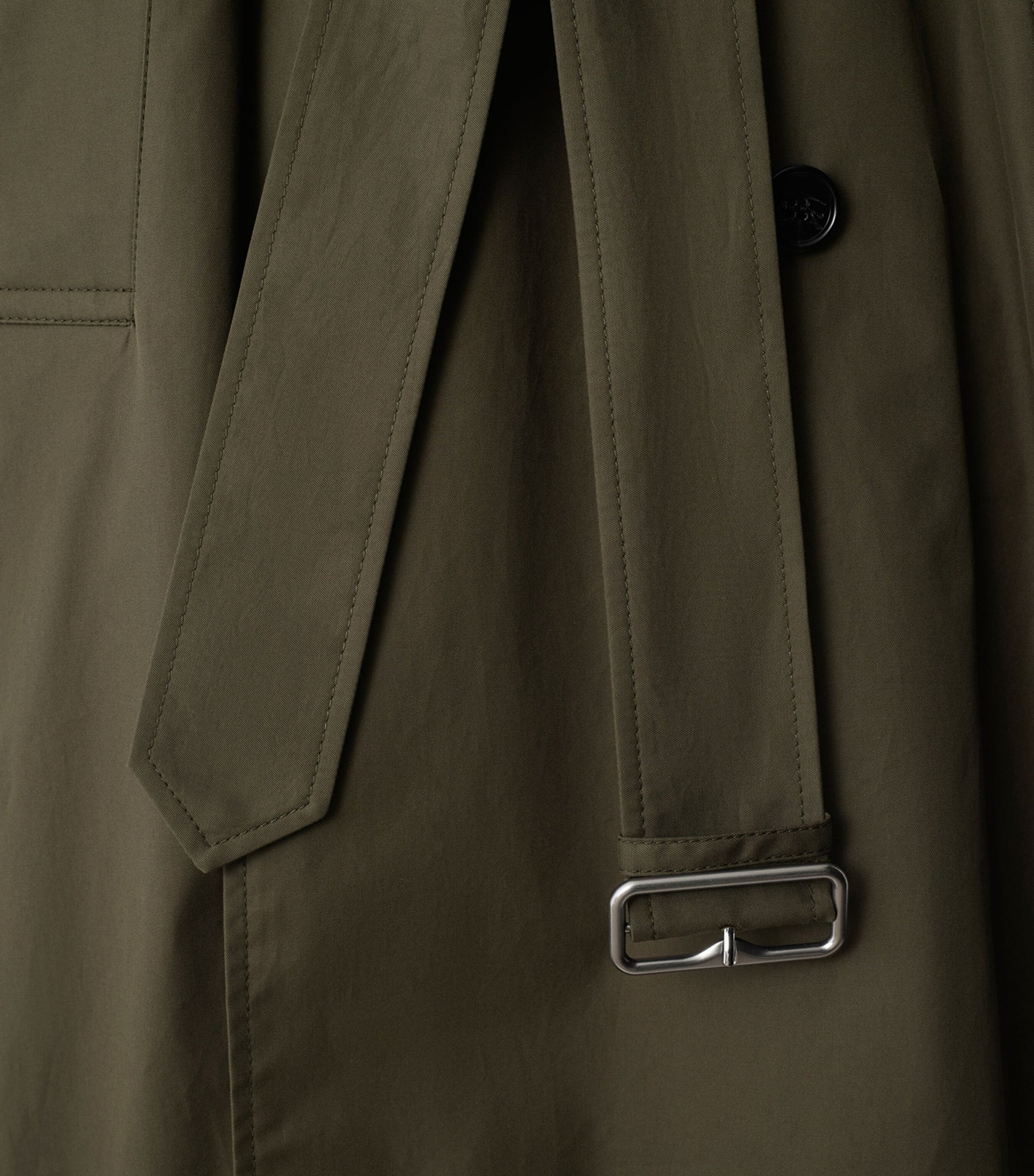 Burberry Brown Cotton Long Castleford Trench Coat