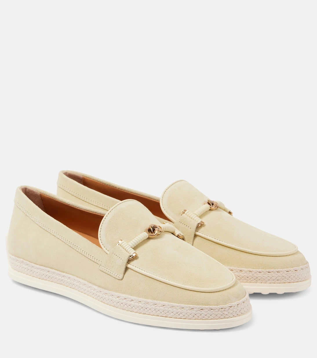Tod's - T Ring suede driving shoes