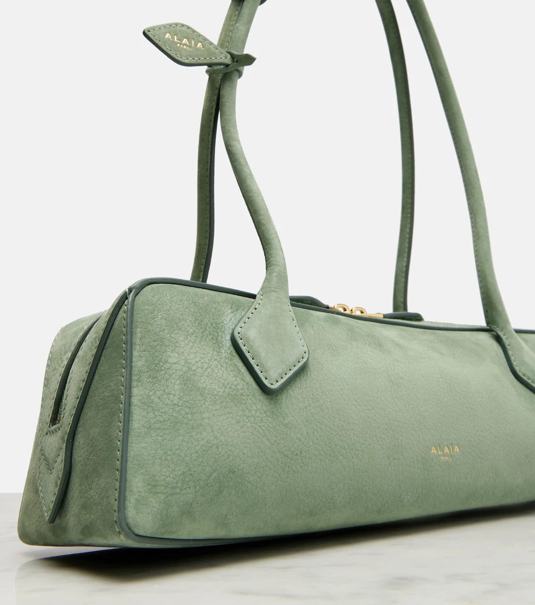Alaïa - Le Teckel Medium suede shoulder bag
