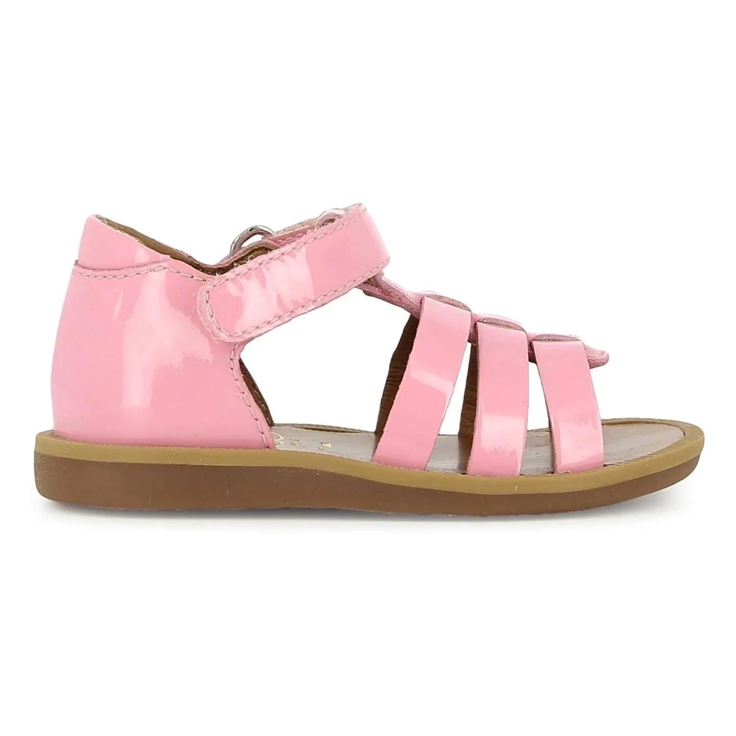 Pom d'Api - Poppy Strap Patent Sandals | Pink