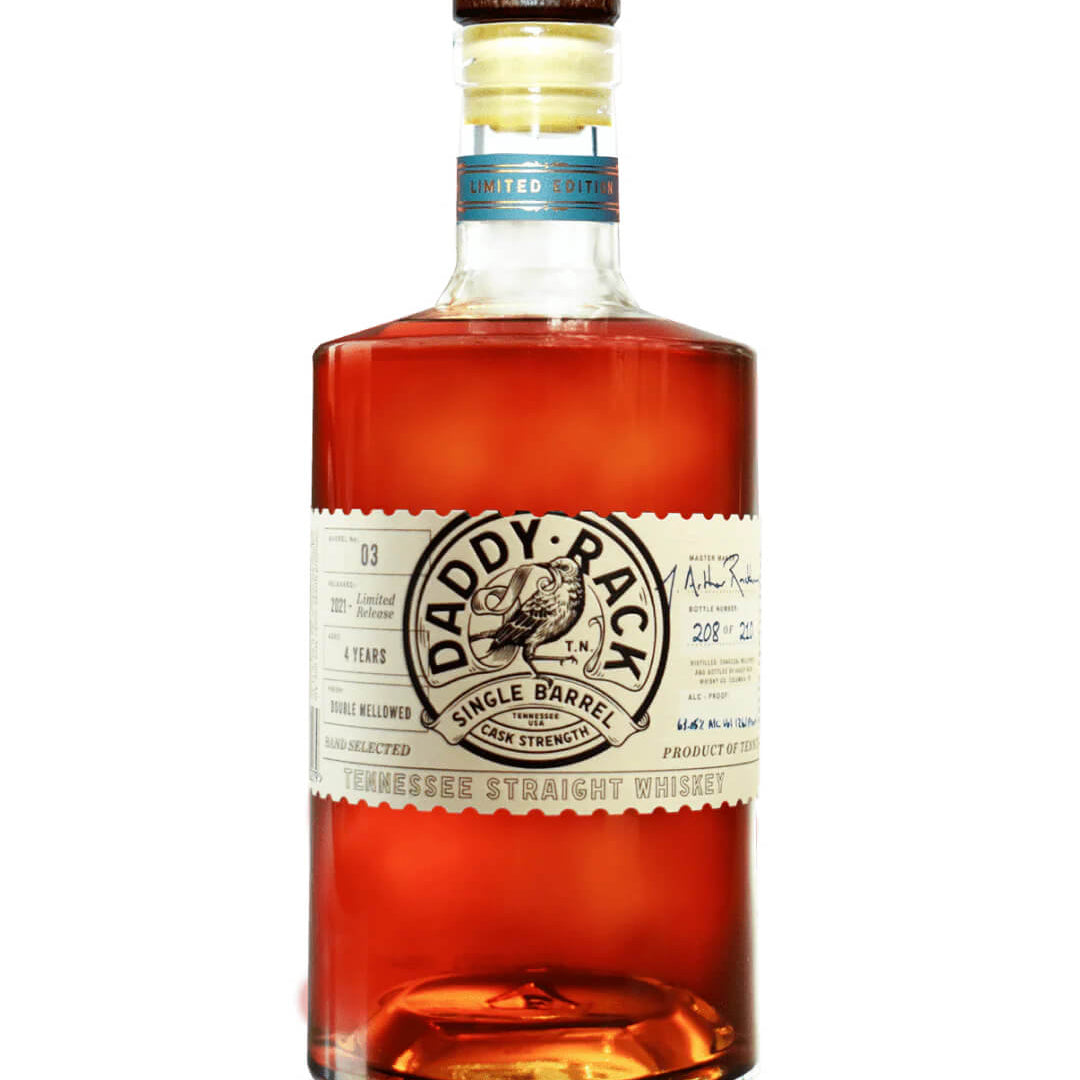 Daddy Rack 4 Year Old Cask Strength Single Barrel 10 Whiskey, 70 cl