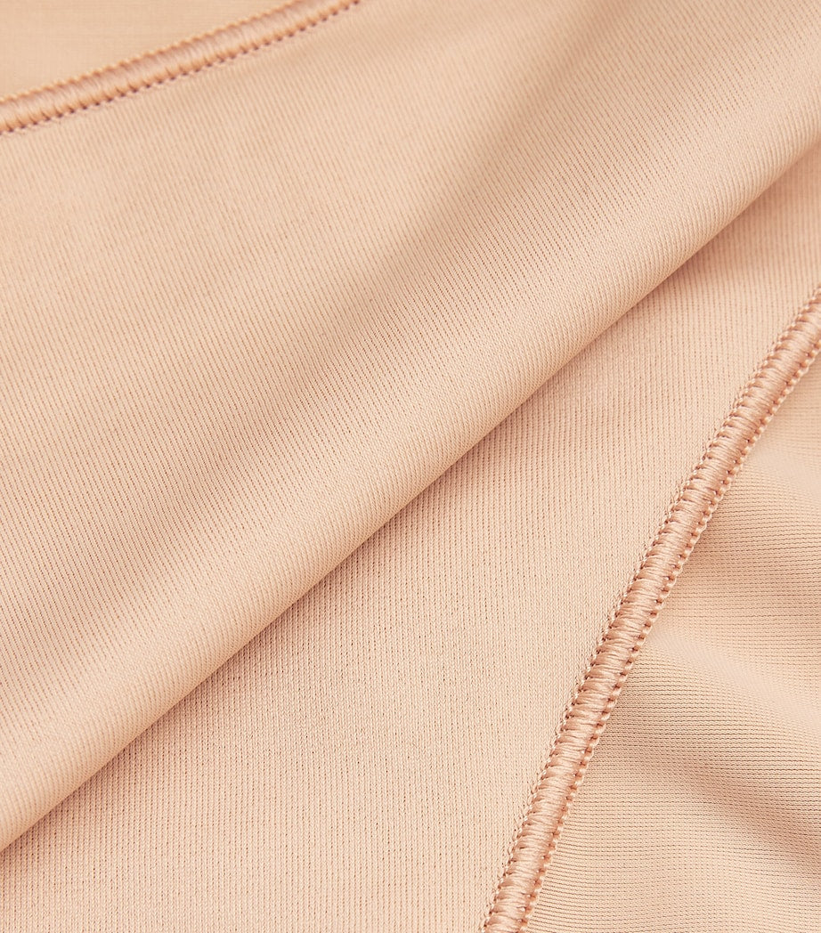 Maison Lejaby Beige Invisibles High-Waist Briefs