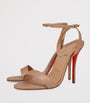 Christian Louboutin Nude Miss Z Leather Heeled Sandals 100